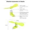 2In1 Mini Portable Mobile Phone Fan Cooler For Android For Iphone For Samsung For Huawei For Ipad