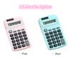 Mini Cute Calculator 8 Digits Display Solar & Battery Dual Power Portable Electronics Calculator