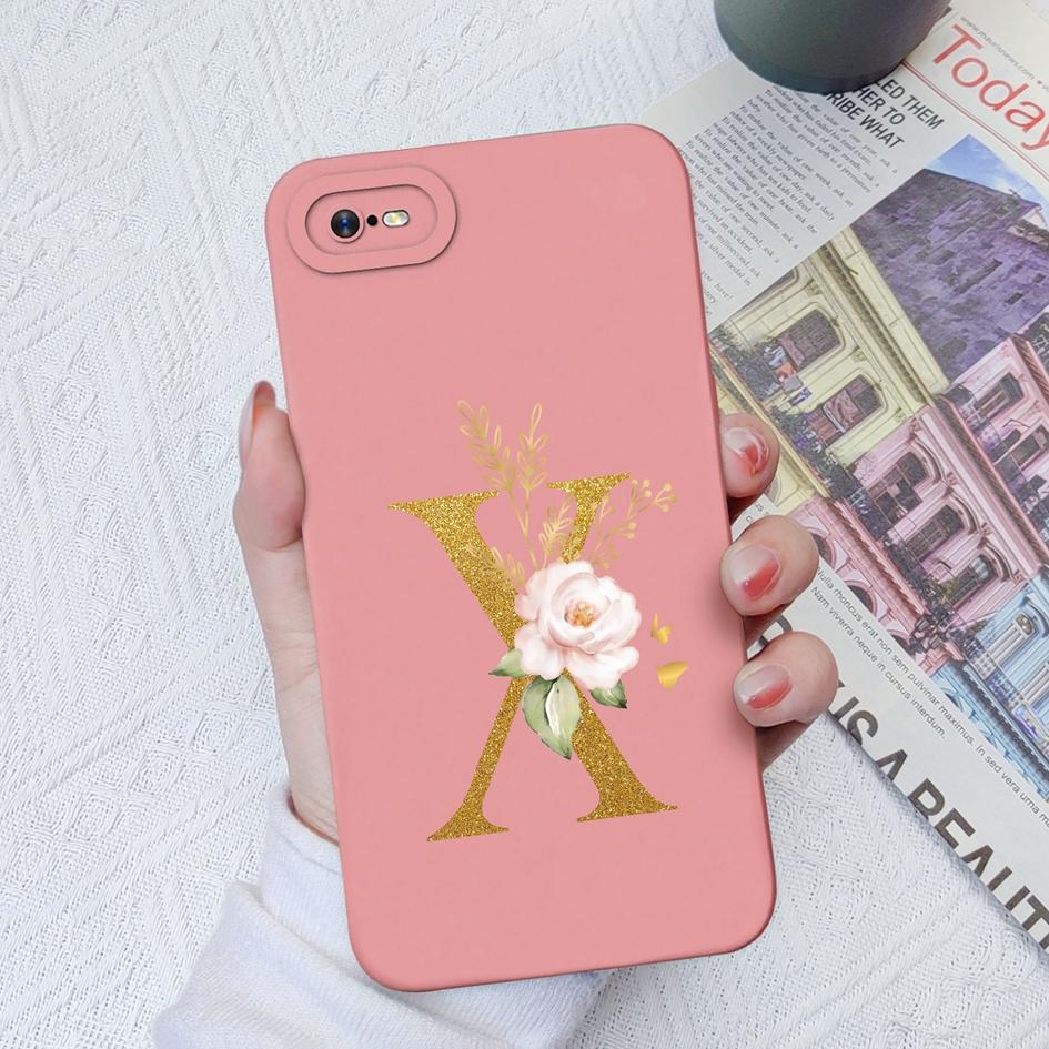 Для OPPO Realme C11 C12 C15 C33 C17 C35 C20 C30 Роскошный защитный квадратный жидкий силиконовый чехол из мягкого ТПУ с цветочными буквами для Realme Funda Coque, бампер