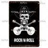 Music Gitar Vintage Metal Sign Tin Sign Rock Plaque Home Wall Decor Bar Sign Home Decor Country Poster Drop Shipping