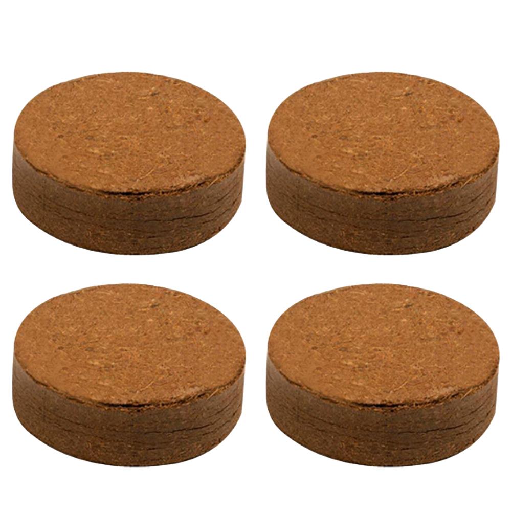 Кокосовый почвобрикет для удержания влаги, 60 мм в диаметре, спрессованный, компактная питательная среда, поддержка прорастания