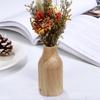 For Home Office Wedding Natural Wood Vase Solid Wood Flower Vase Pine Pylindrical Vase