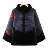 Elegant New Chinese Style Women's Winter Floral Coat