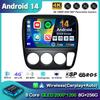 Android 14 Carplay Автомагнитола для Honda CRV CR-V 1997-2001 Мультимедийный Видеоплеер GPS Навигация Автомагнитола Стерео 2 Din DSP