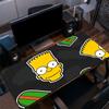 Bart Simpson Mouse Pad, Large Gaming Desk Mat, Non-slip XXL Mousepad for Laptop & Tablet, Mini PC Playmat with Stitched Edges