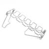 Collapsible Stainless Steel Barbecue Roaster Stand Tray Chicken Leg Wing Rack 14 Slots Stainless Steel Roaster Stand