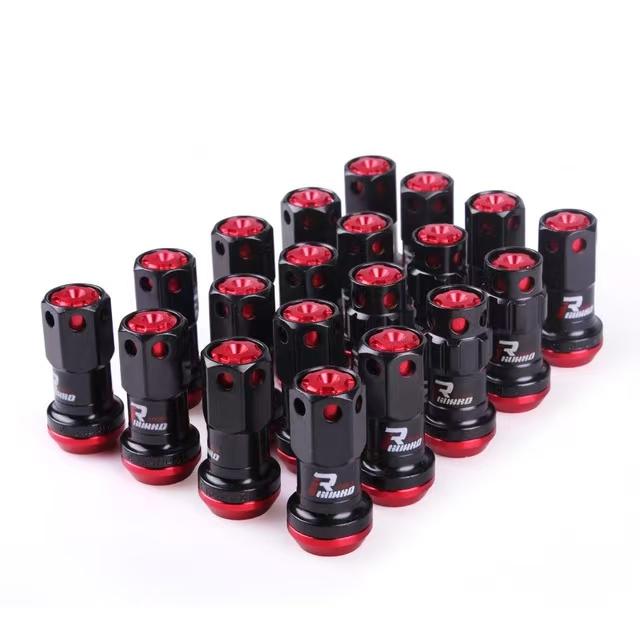 Новые колесные гайки R40 Style 44 мм M12x1.5/1.25 Гоночные гайки 20 шт. запирающие гоночные гайки + 2 комплекта защитных ключей