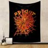 Spider Art Tapestry Wall Hanging, Dark Web Pattern, Wall Decor for Bedroom Living Room Dorm
