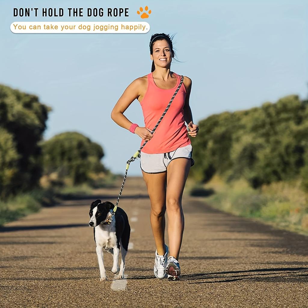 Multifunctional Hands-Free Dog Leash Reflective Dog Leash Crossbody Leash For Small And Medium-Sized Dogs Walking And Running