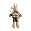 Rabbit Plush Cuddly Doll Keychain 20cm Cute Bunny Plush Toy For Decoration Backpack