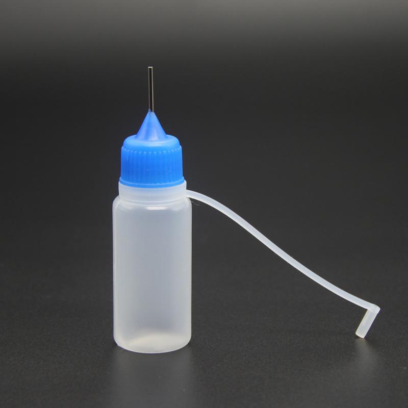 Needle-Point Liquid Dispensing Bottle for Makeup, Tattoo Pigment, Essential Oils, PE Plastic