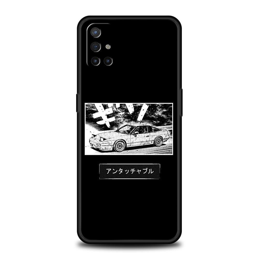 Phone Case For Oneplus 13R 13 12 10T 11 R10 Nord N100 N200 N10 9 9R CE 2 3 Z Pro Lite 5G Soft TPU Cover Initial D Car Fundas Bag