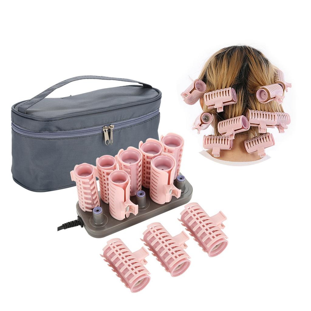 10Pcs Professional Electric Heated Roller Curling Roll Hair Tube Hair Styling Tool