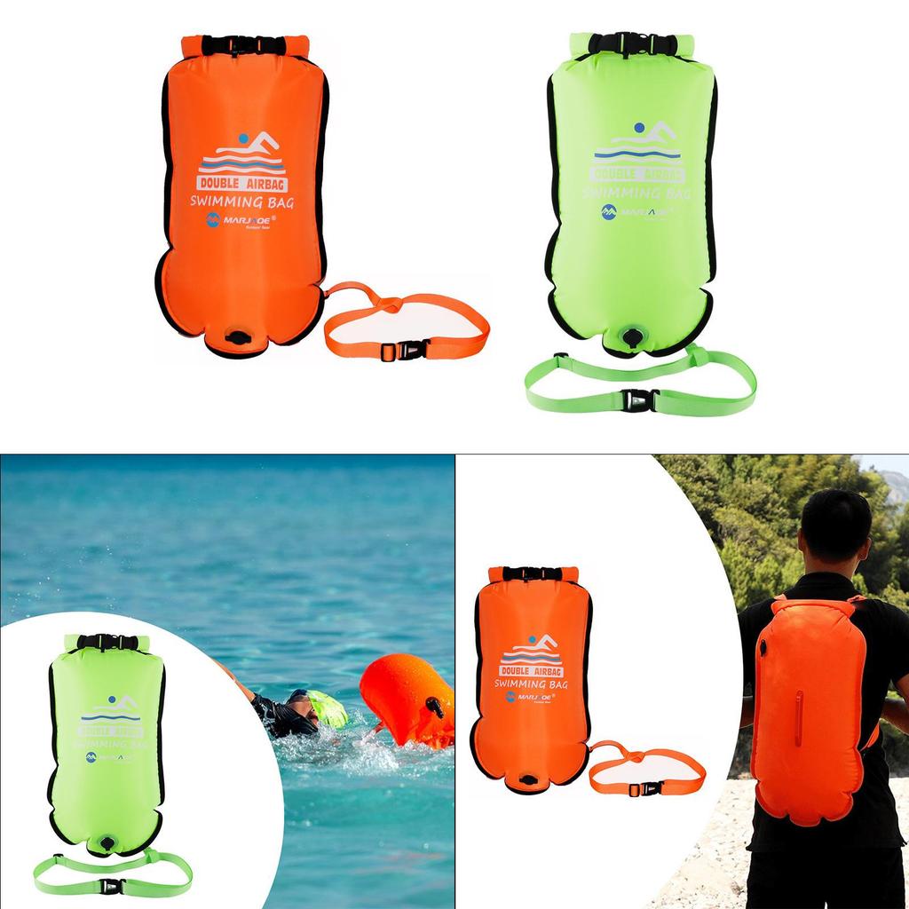 Буй-поплавок для плавания с сумкой для хранения для тренировок и каякинга