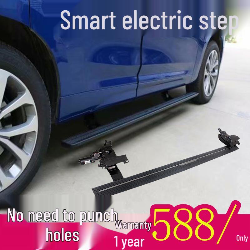 Совместим с накладками на пороги Tiggo 5X, боковыми подножками Tiggo 7, Tiggo 8 PLUS и электрическими подножками Tiggo 8.