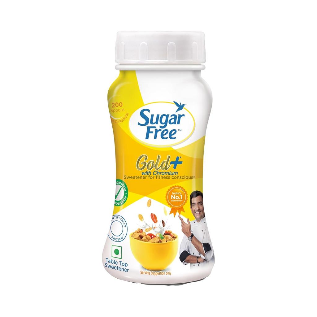 Sugar Free Gold Aspartame Sweetener Powder 100g Jar Low Calorie Sugar Substitute Healthy Sweetness