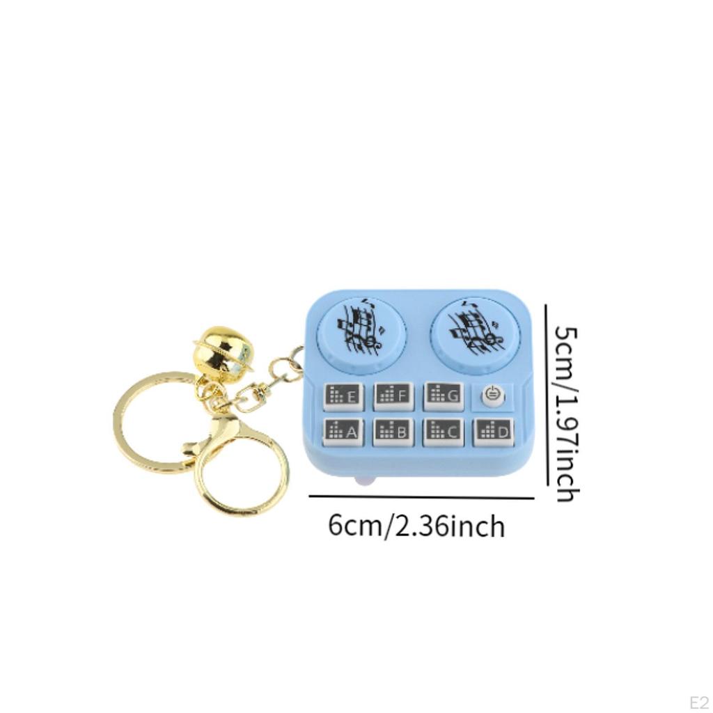 Подвеска для ключей DJ с подсветкой, декоративный музыкальный инструмент для музыки