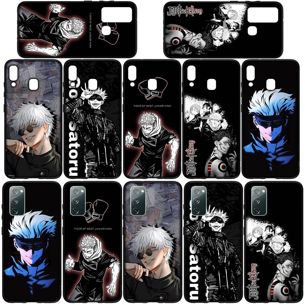 Чехол для телефона Samsung Galaxy S25 S24 S23 iPhone 16 15 Xiaomi Redmi Note 14 13 12 16E X 11 Pro Max Moto Huawei Comics Gojo Satoru Jujutsu Kaisen Cover