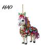 Unique Christmas Ornaments Pony Ornament 2D Acrylic Hanging Decor for Car Premium And Tree Cute Horse Design Holiday Gift Kids Theme