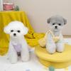 Pet Teddy Pomeranian Small Puppy Dog Clothes Spring and Summer Lightweight Breathable Suspender Princess Skirt