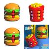 Fun And Colorful Burger Cube Fidget Spinner Toy For Kids With Stress Relief Features