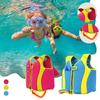 New Children's Buoyancy-free Inflatable Fashionable Color-blocked Unisex Adjustable Snap Swimsuit