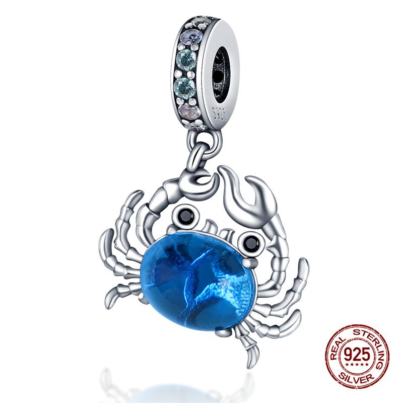 New In Original Charm Copper Ocean Series Sea Turtles Charms Beads Fit 3Mm Original Bracelet For Women Diy Fine Jewelry Gift