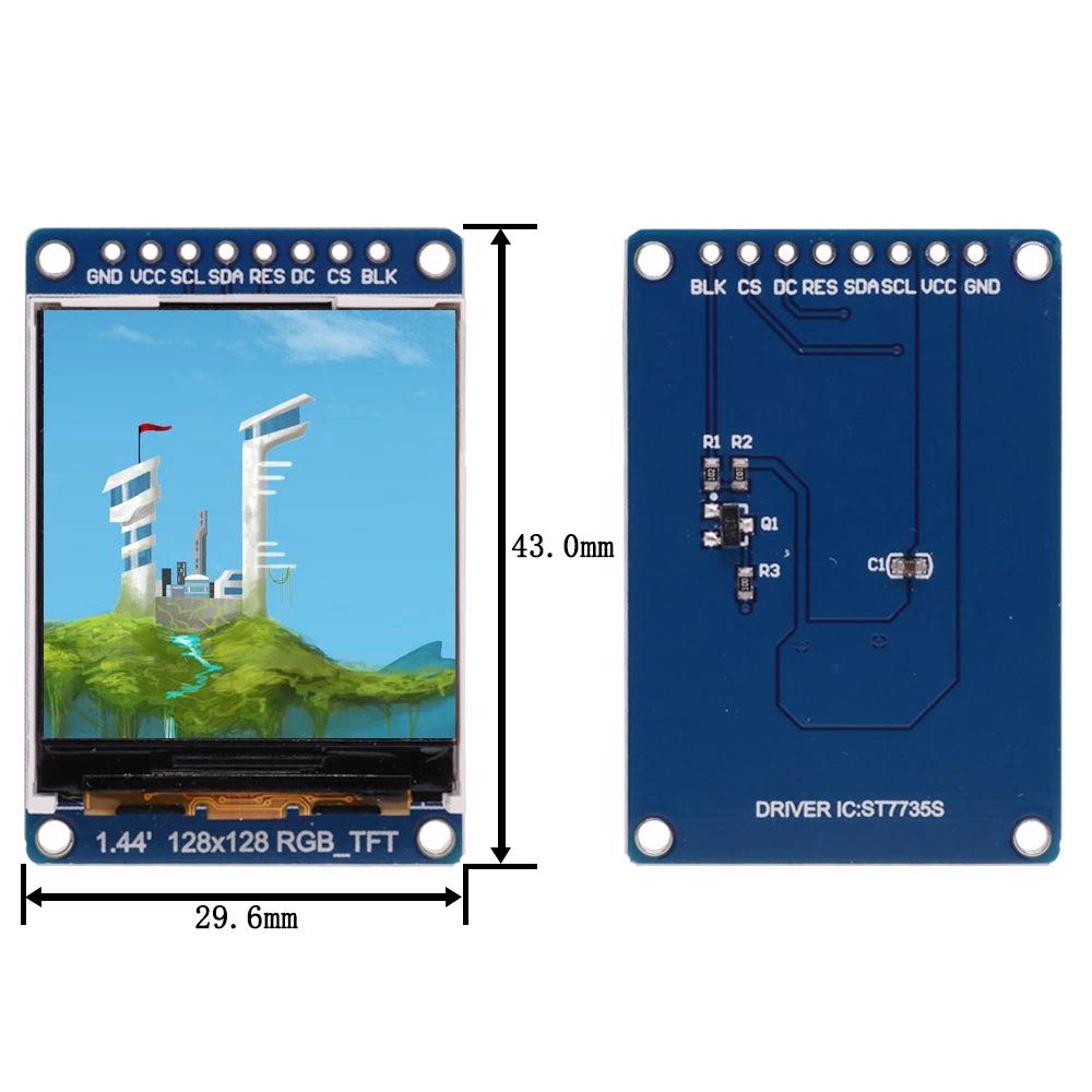 1.44"/1.8" TFT LCD IPS Дисплей Чип ST7735 HD OLED