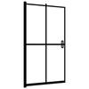 Cabine de douche - Maison Exclusive - Pliable - Verre sécurité ESG 4 mm - 100x140 cm noir