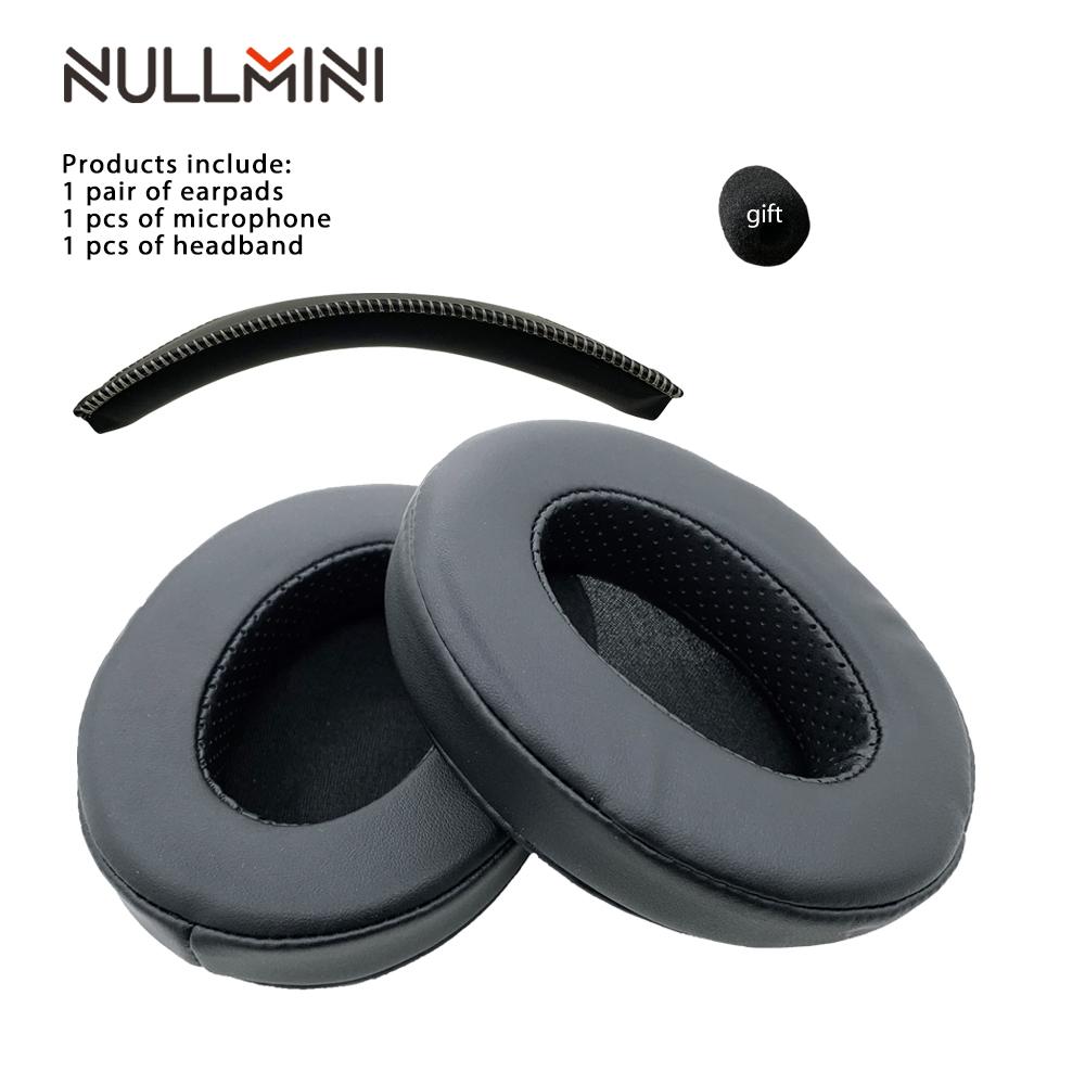 Сменные амбушюры NullMini для наушников HyperX Cloud 1/2, Alpha, Silver, Core, Revolver, оголовье, амбушюры