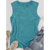Elegant Vest for Women Fresh watercolor floral print casual loose summer tank top Fashionable and elegant tops for commuting, vacation, and everyday