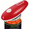 Electric Can Opener One Touch Automatic Jar Bottle Can Open Machine Battery Operated Handheld Sharp Edge Opener Kitchen Gadget