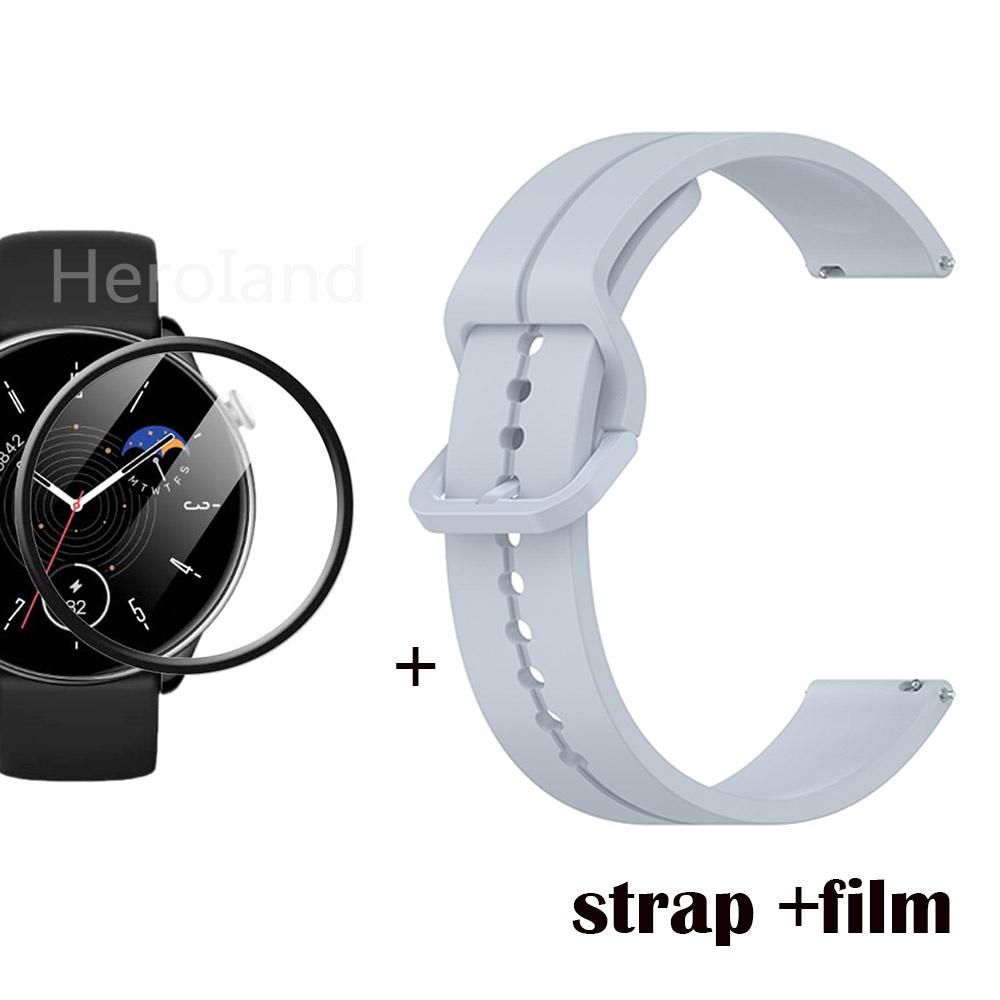 Ремешок 22 мм 20 мм для часов Huami Amazfit GTR Mini, браслет, силиконовый ремешок для Amazfit gts 4 mini Bip 3