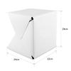 Портативный легкий фон для фотостудии, световой короб, светодиодное освещение, палатка, сложенный куб для фотостудии S/L для рекламы, инструмент для освещения фотографий