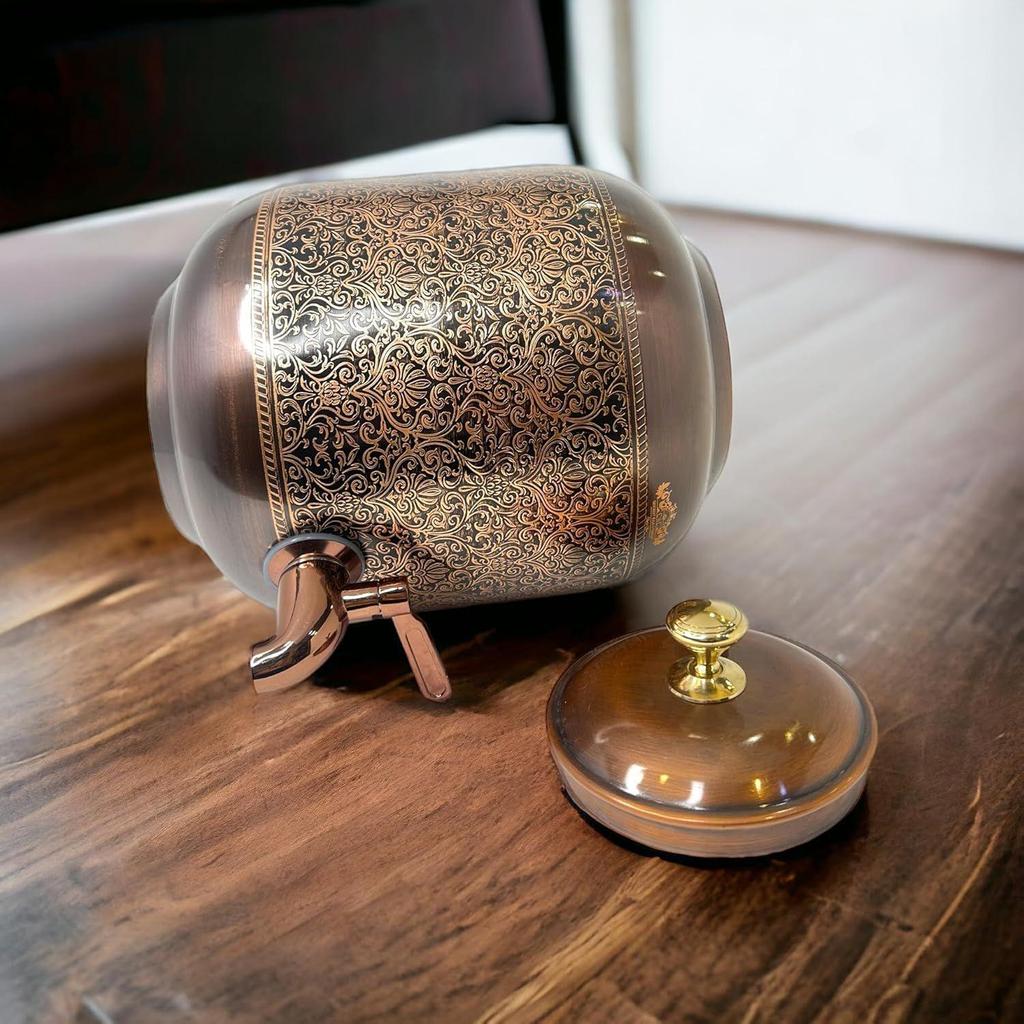 Copper Dispenser 12 Litres Antique