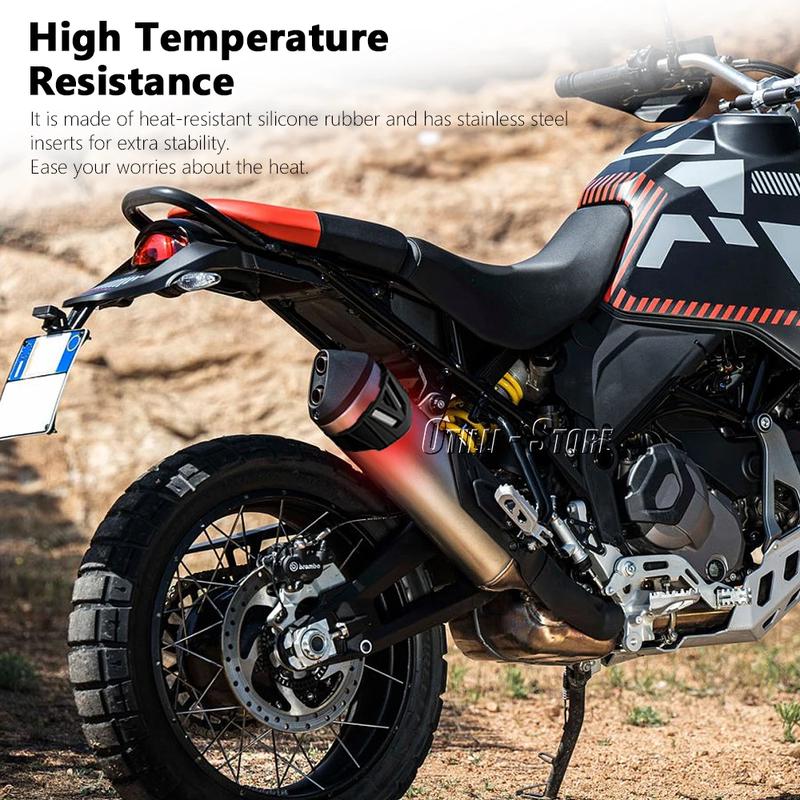 Motorcycle For Ducati DesertX Desert X Rally 2022 2023- Exhaust Shield Muffler Pipe Protector Guard Silencer Protection Cover