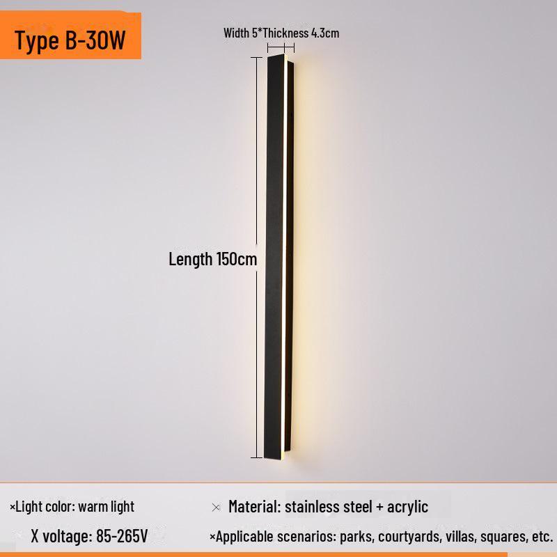 Водонепроницаемый светодиодный уличный настенный светильник для виллы и сада