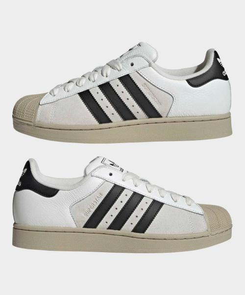 [Adidas] Superstar II - White:Black:Khaki (KJ9947)