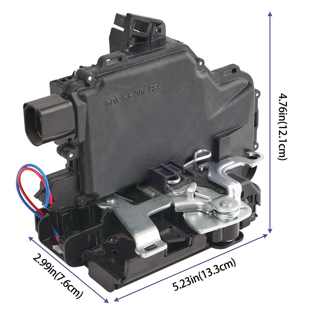 Приводы дверного замка, электромагнитный задний левый для VW Golf MK4 1997-2005 Bora 1J2 1J6 Seat Arosa Skoda Fabia Octavia 3B4839015