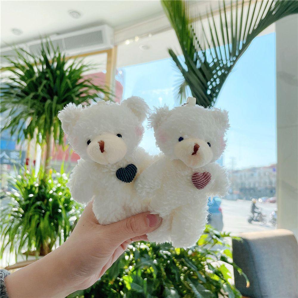 Bag Accessories Plush Rabbit Keychain Dog Plush Keyring Bear Plush Keychain Backpack Pendant