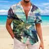 Men's Hawaiian Floral Shirts  Button Down Tropical Holiday Beach Shirts