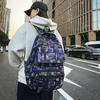 Large Capacity Graffiti Print School Bag Student Backpack Women Men Travel Backpack