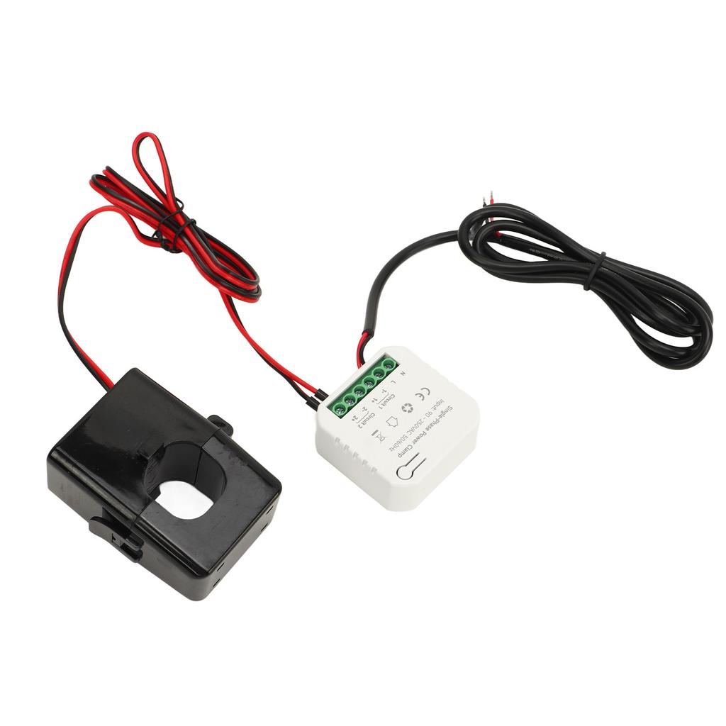 WIFI Smart Energy Meter APP Real Time Power Consumption Monitor with 200A CT Clamp AC90‑250V