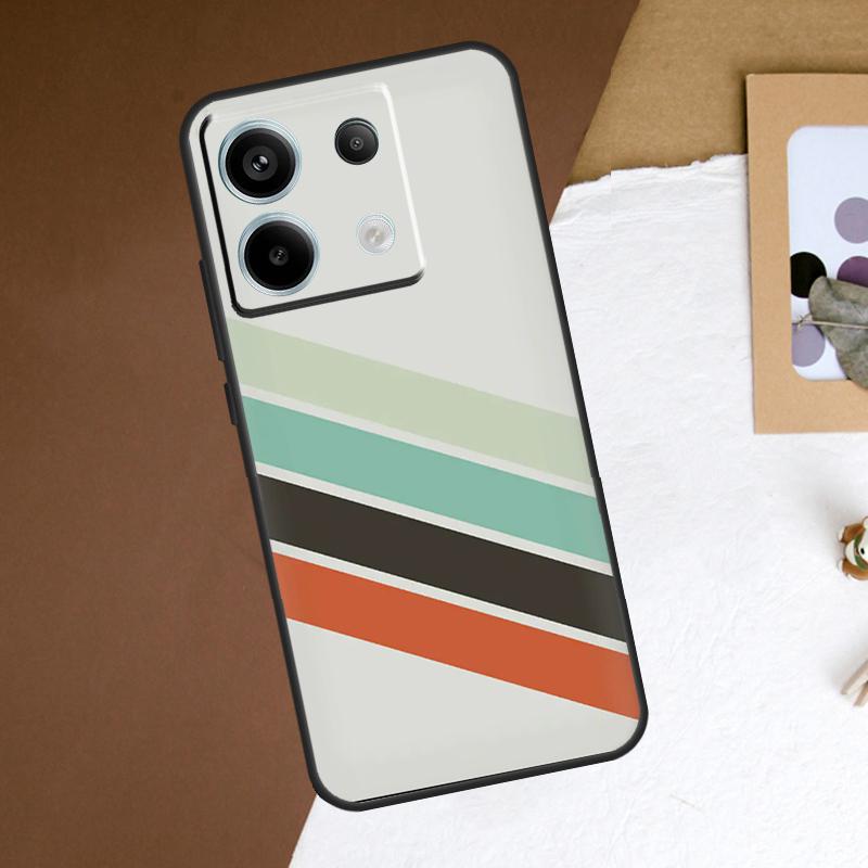 Retro Stripes Aesthetic Vintage Phone Case For Redmi Note 12 13 Pro Plus 9 10 11 Pro 9S 10S 11S 12S Redmi 10C 12C 13C Cover