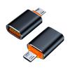 Адаптер USB 3.0 Female to Micro USB OTG и кард-ридер, алюминиевый сплав