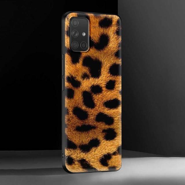 Чехол с тигровым леопардовым принтом и пантерой для Samsung A72 A91 A52 A51 A71 A42 5g A12 A02s A01 A32 A01 A11 A21 A21s A31 A41