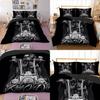 Premium Skull Duvet Set Quilt Cover Bedding In Luxury 3d Hd Print Design