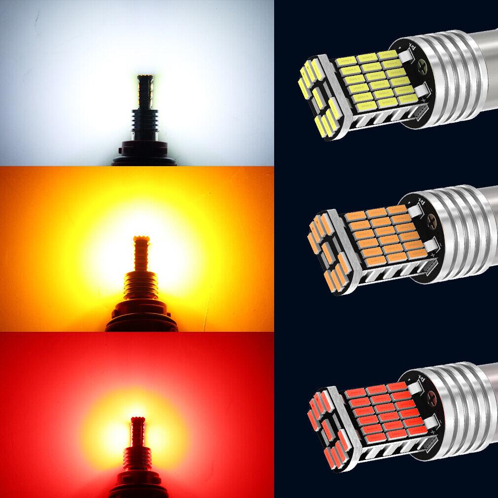 2 шт. P21W Led 1156 BA15S BAU15S PY21W 1157 BAY15D P21 5W Led T25 3157 P27/7W Лампочки T20 7440 W21W WY21W 7443 W21/5W Автомобильные сигнальные огни Авто Лампа