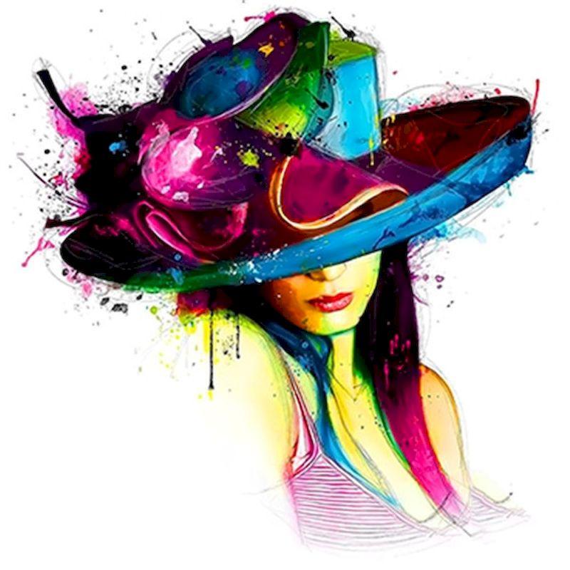 5D DIY Diamond Painting Cross Stitch Kits Diamond Mosaic Colorful Lip Full Round Drill Landscape Handicraft De