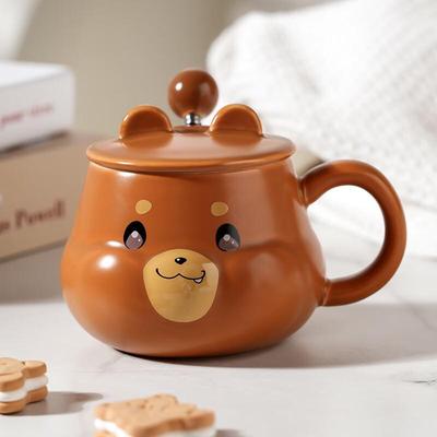 Креативная керамическая кружка с мультяшным рисунком